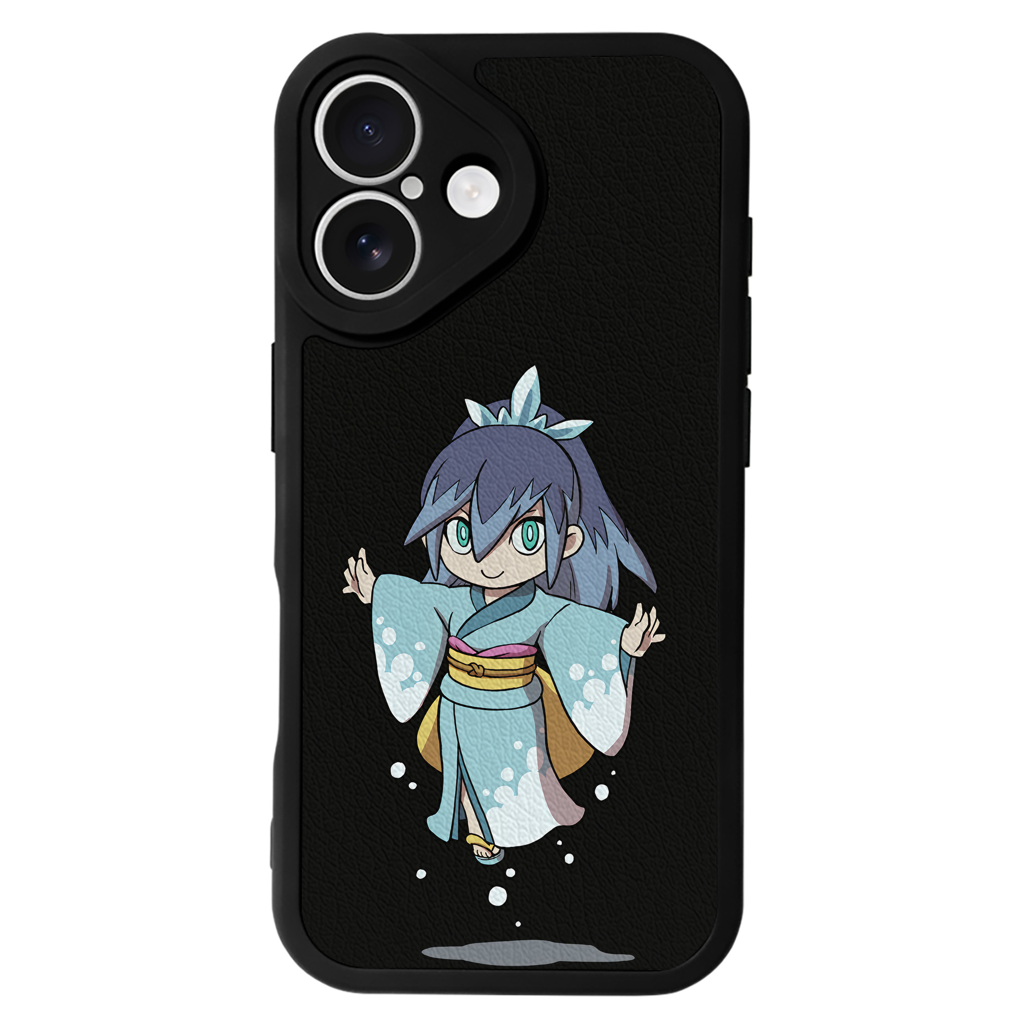 （画像用） 妖怪ウォッチ Yo-kai Watch 【iPhone 16シリーズ対応】シリコンスマホケース（レザー調） 材質：シリコン